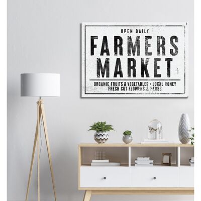 Leinwand Farmers Market - 70x100 cm / 28x40″