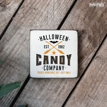 Mini bloc de ferme | Automne "Halloween Candy Company" - 20x20 cm 3