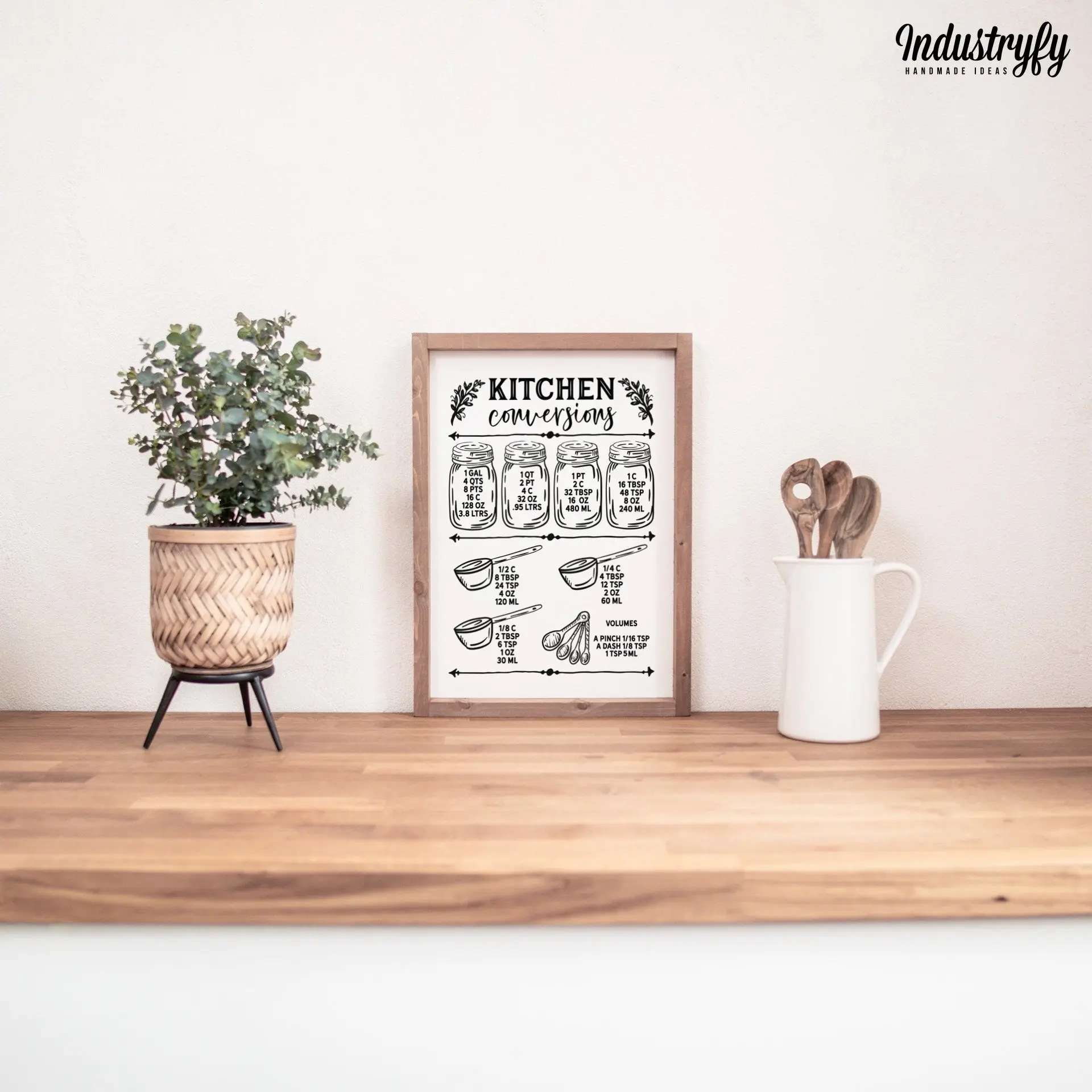 Compra Farmhouse Design Kitchen Conversions Sign - 42x30 - Con marco al ...