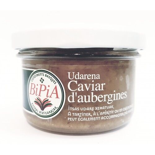 Udarena, Caviar d'aubergines au Piment d'Espelette