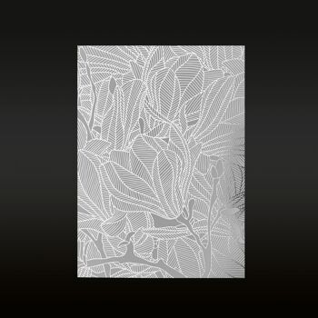 Gardenmagmolia (collection de fleurs de cartes de bijoux) argent / blanc 1