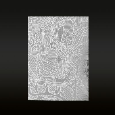 Gardenmagmolia (collection de fleurs de cartes de bijoux) argent / blanc