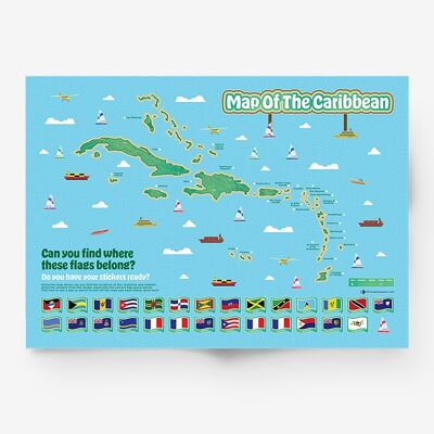Mapas individuales del Caribe