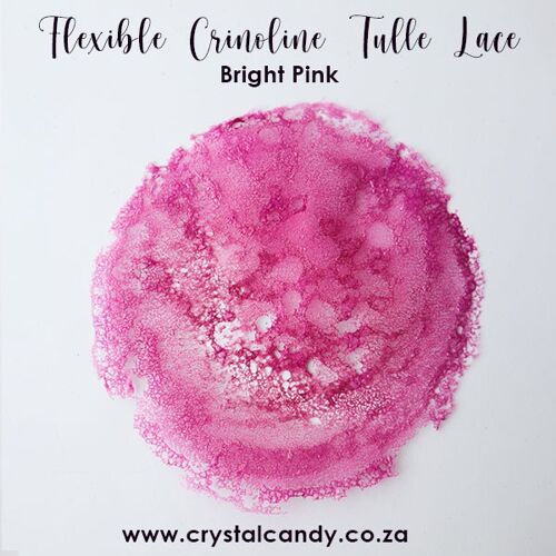 Crystal Candy Edible Bright Pink Crinolene