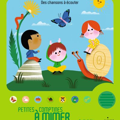 Livre sonore - Petites comptines à mimer - Collection « Contes et comptines à écouter »