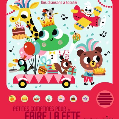 Libro sonoro - Pequeñas canciones infantiles para la fiesta - Colección "Cuentos y canciones infantiles para escuchar"