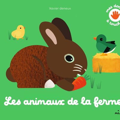 Book to touch - Farm animals - Collection "My docus to touch"