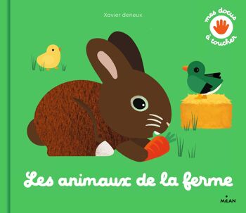 Livre à toucher - Les animaux de la ferme - Collection « Mes docus à toucher »