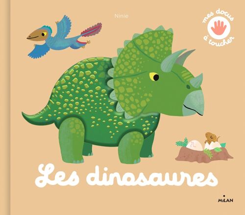 Livre à toucher - Les dinosaures - Collection « Mes docus à toucher »
