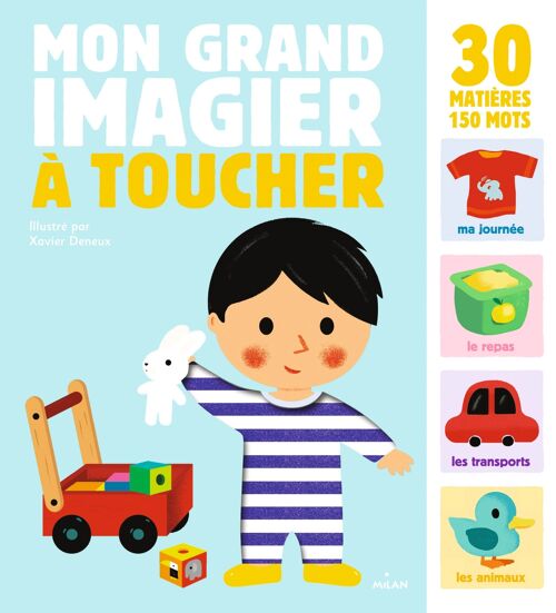 Livre à toucher - Mon grand imagier à toucher - Collection « Mon grand imagier à toucher »