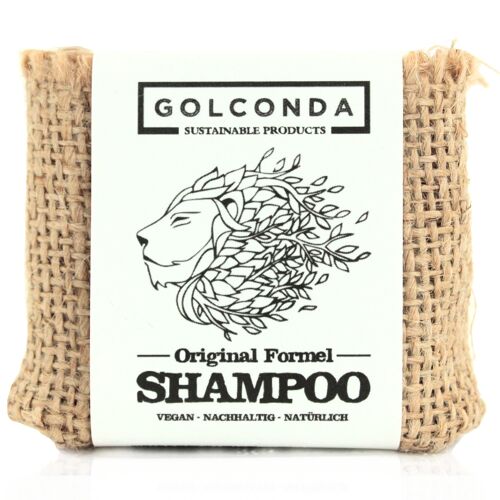 Haarseife Original Formel - Bio Shampoo bar Original Formula - für empfindliche Kopfhaut und fettiges Haar  | Festes Shampoo | Champu solido