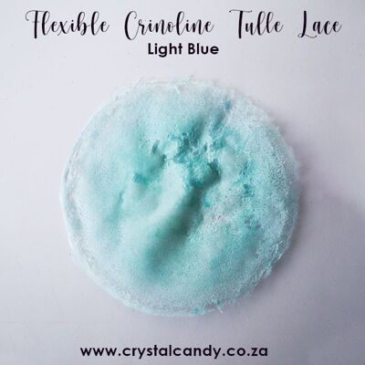 Crystal Candy Edible Light Blue Crinolene