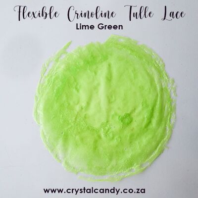 Crystal Candy Edible Lime Green Crinolene