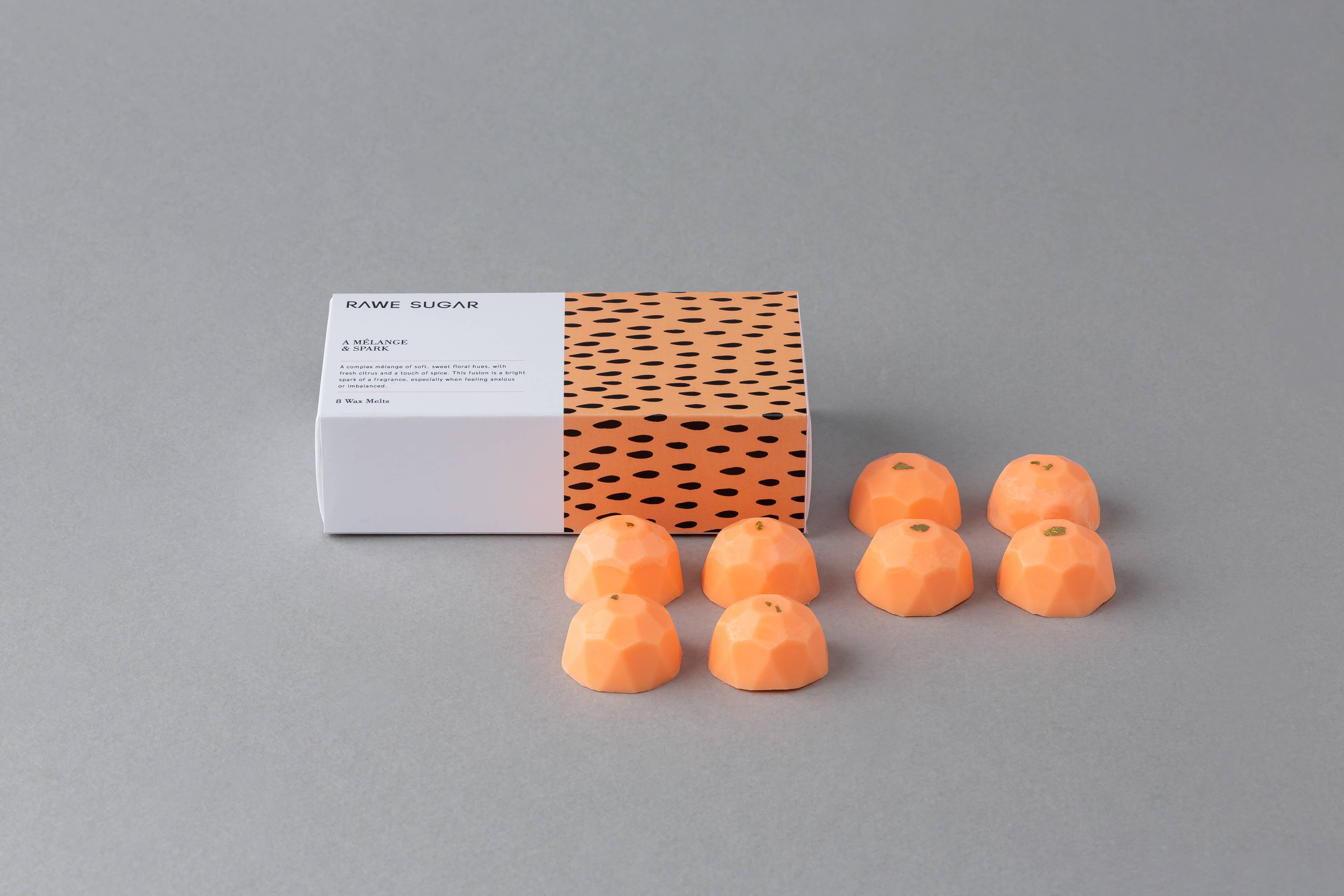 Una mezcla y chispa | Cera de aromaterapia natural derretida