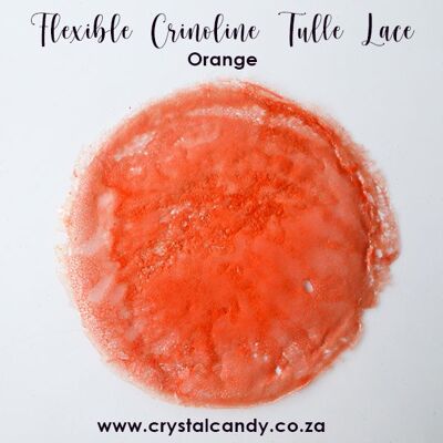 Crystal Candy Edible Orange Crinolene