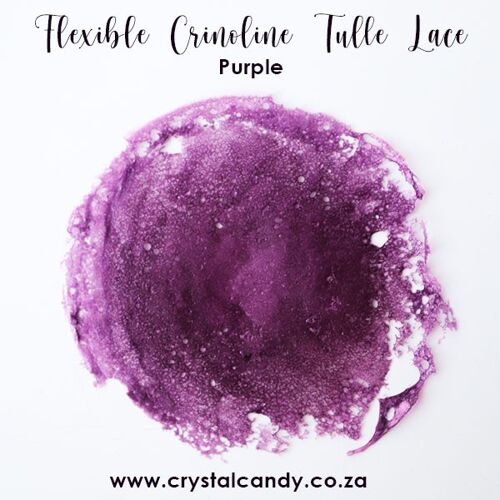 Crystal Candy Edible Purple Crinolene