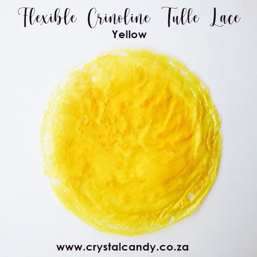 Crystal Candy Edible Yellow Crinolene