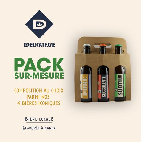 Pack sur-mesure Bières La Délicatesse - (Pack 6x33cl)
