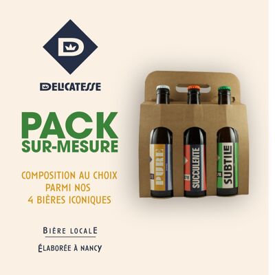 Maßgeschneiderte Packung La Délicatesse Biere - (Packung 6x33cl)
