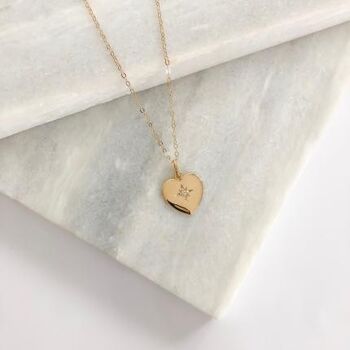 Collier Celeste Heart