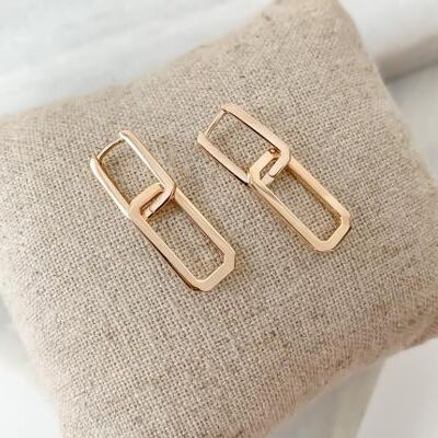 Double Manon hoop earrings