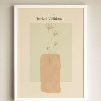 Poster Villblomst - 30x40 cm