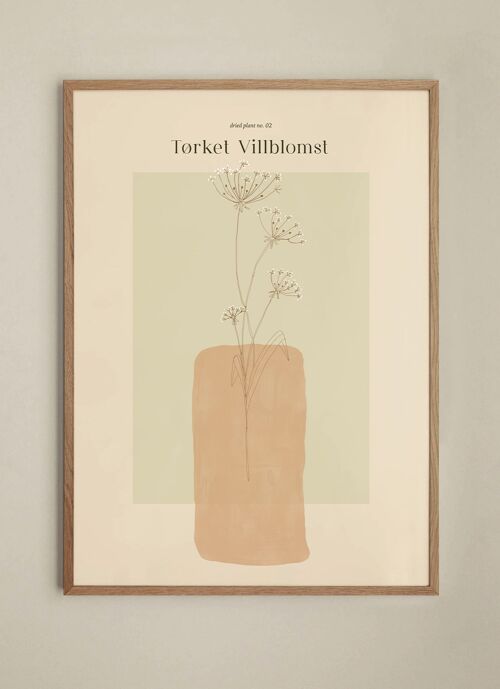 Poster Villblomst - 50x70 cm