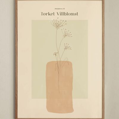 Affiche Villeblomst - 50x70 cm
