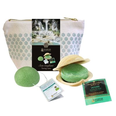 KONJAC AND AYURVEDA WELL-BEING GIFT KIT - TONING TREATMENT