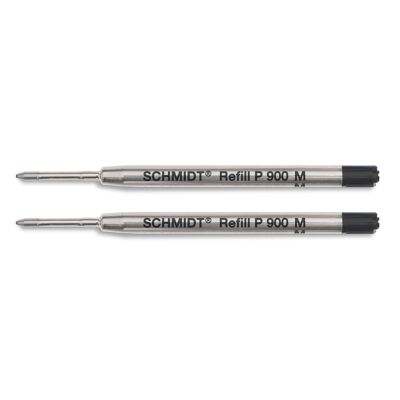 Pack de 2 recambios para bolígrafo P900 - Negro mediano