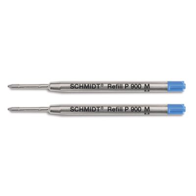Lot de 2 recharges pour stylo bille P900 - Bleu moyen