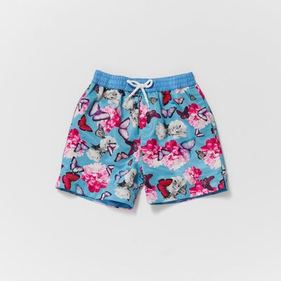 Botanical Butterfly Kids Swim Shorts