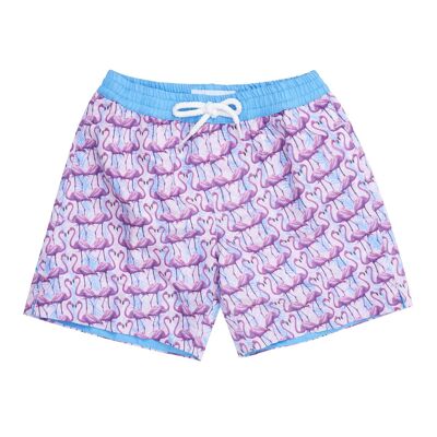 Florida Flamingo Kids Swim Shorts