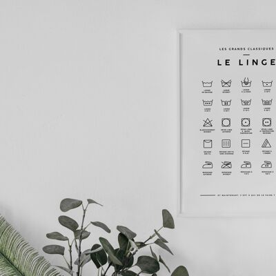 Affiche Le Linge