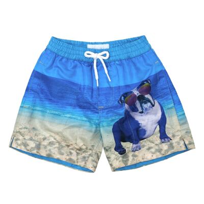 Beach Bulldog Kids Swim Shorts