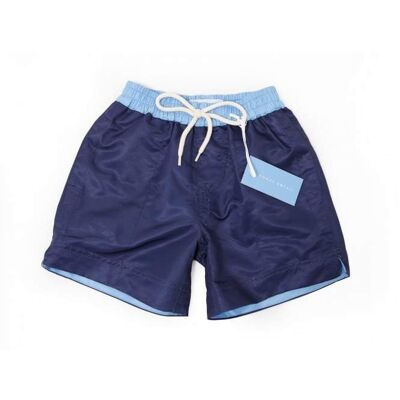 Cannes Navy Kids Swim Shorts