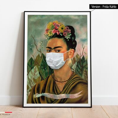 Affiche masqué - Frida Kalho