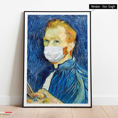Affiche masqué - Van Gogh