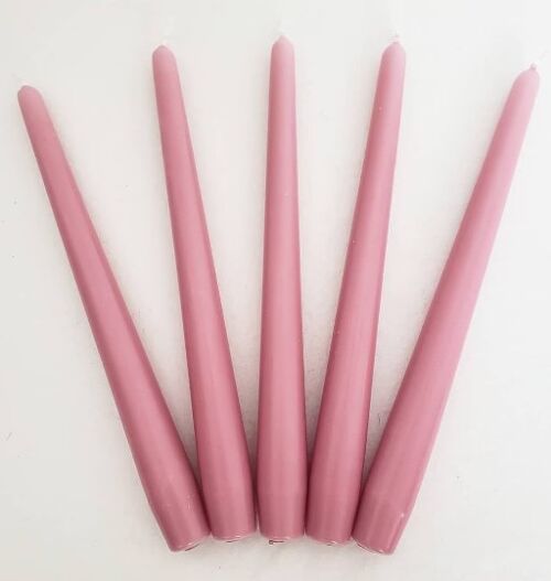 Taper Candle, Rose Pink