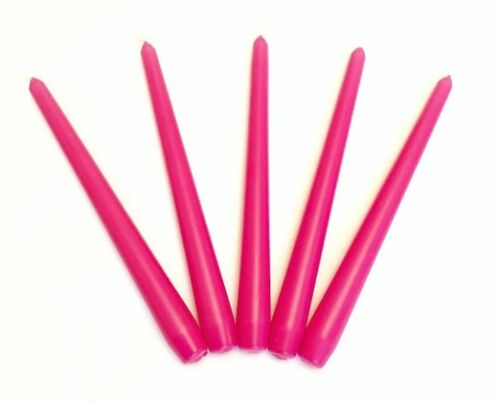 Taper Candle, Magenta Hot Pink