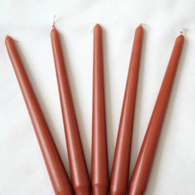 Taper Candle, Terracota