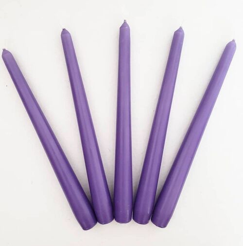 Taper Candle, Purple