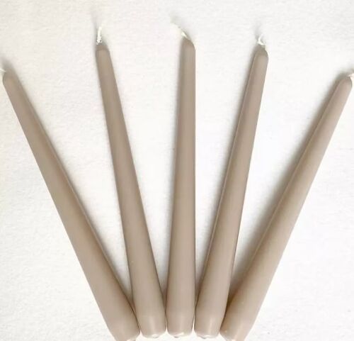 Taper Candle, Taupe