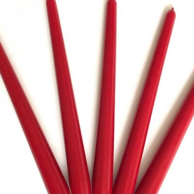 Taper Candle, Classic Red