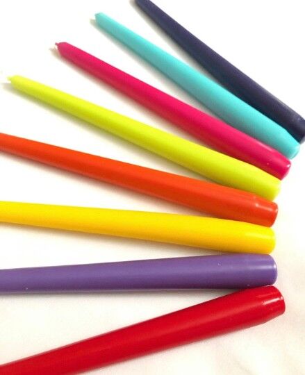 Vela cónica. conjunto de arcoiris