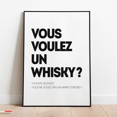 Affiche Vous voulez un whisky ?