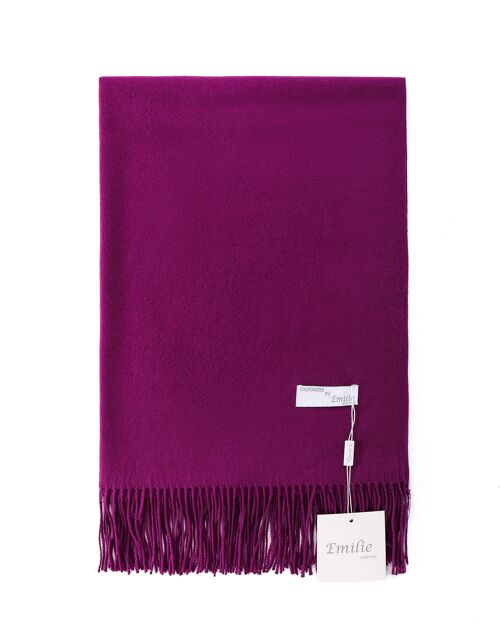 Emilie Scarves Pashmina scarf Cashmere shawl Purple - 200*63CM