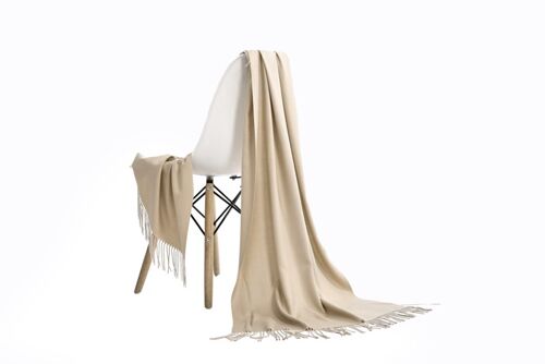 Emilie Scarves Pashmina scarf Cashmere shawl beige - 200*63CM