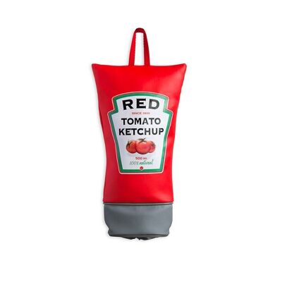 Dispenser per sacchetti di plastica, ketchup, similpelle