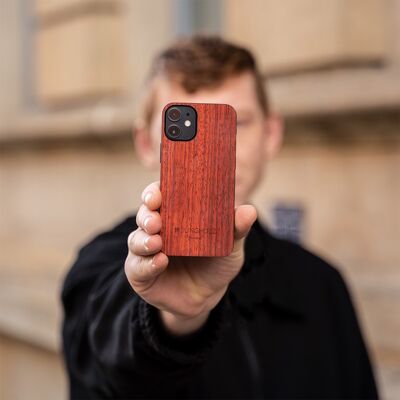 WoodCover iPhone 12 - Padouk - iPhone 12 Mini